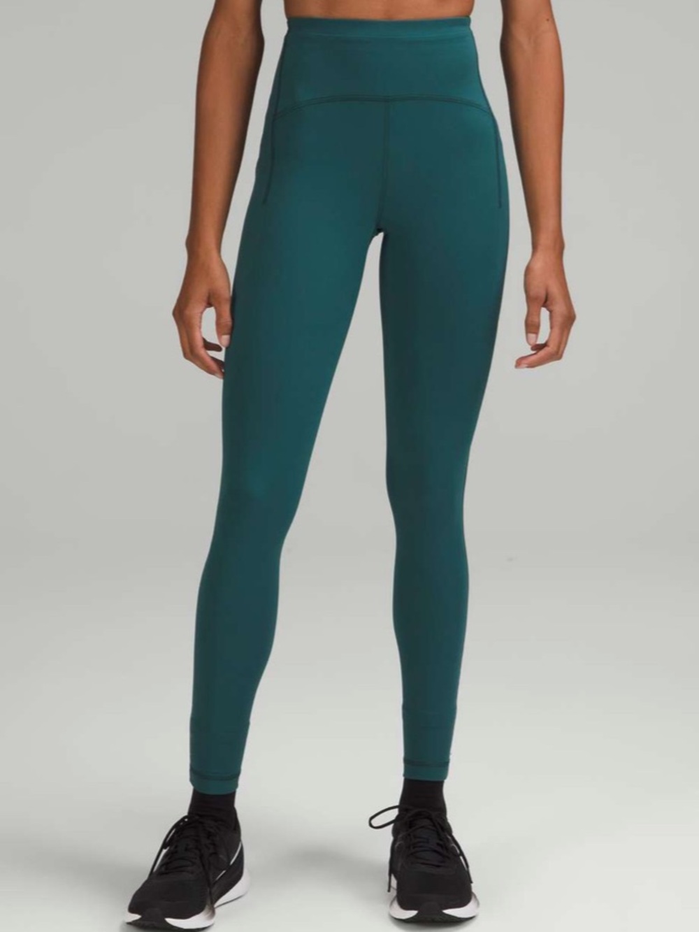 Lululemon Teal Swift Speed High Rise 28” Performance Leggings- brushed luxtreme